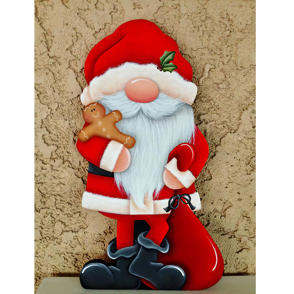 

30*40CM - Round Drill Diamond Painting - Gnome, 501 Original