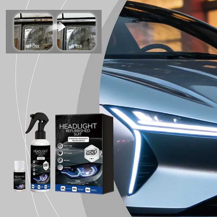🔥 52% OFF NOW！ Headlight Restoration Kit UV Protection ✨