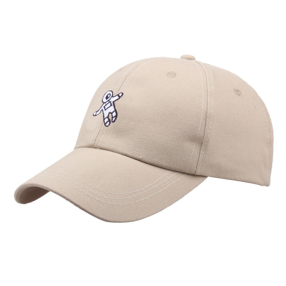 Baseball Cap Unisex Fashion Simple Astronaut Pattern Embroidered Baseball Hat Women And Men Outdoor Sport Cap czapka z daszkiem