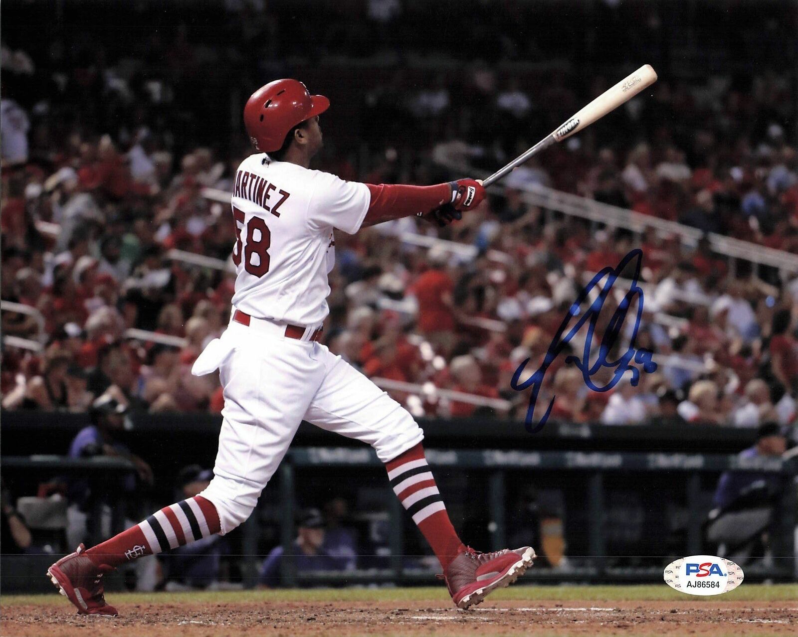 JOSE MARTINEZ signed 8x10 Photo Poster painting PSA/DNA St. Louis Cardinals Autographed