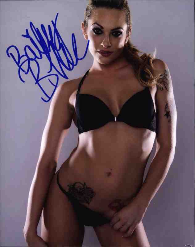 Bailey Blue signed model 8x10 Photo Poster painting -PROOF- -CERTIFICATE- (A0001)