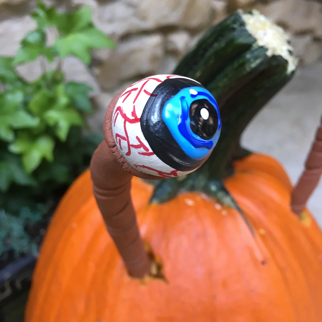 Halloween Eyeball Plant Markers