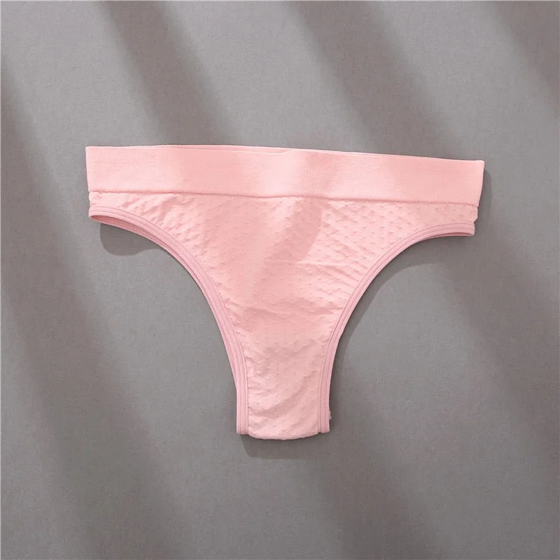FINETOO 1/2PCS S-2XL Women Thongs G-String 8 Solid Colors Pantys Lingerie Underwear Female Seamless Plus Size Sexy Girl Panties