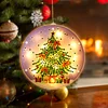 Christmas LED Hanging Lights DIY Double Sided Diamond Painting Handmade Kit