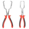 Carbon Steel Multi-Functional Oil Pipe Pliers with Ergonomic Non Slip Handle Fuel Line Removal Disconnect Tool Car Repair Tool Universal for Most Vehicles