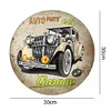 Car - Round Wooden Signs - 30*30cm