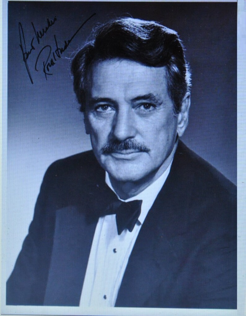 ROCK HUDSON 8x10 Hand-Signed Autographed Photo Poster painting wCOA