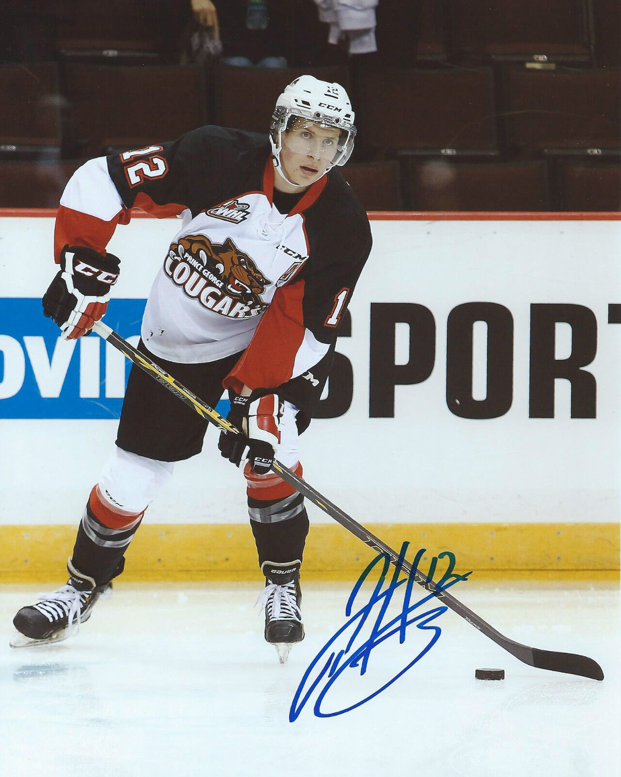 Jansen Harkins Signed 8x10 Photo Poster painting Prince George Cougars Autographed COA