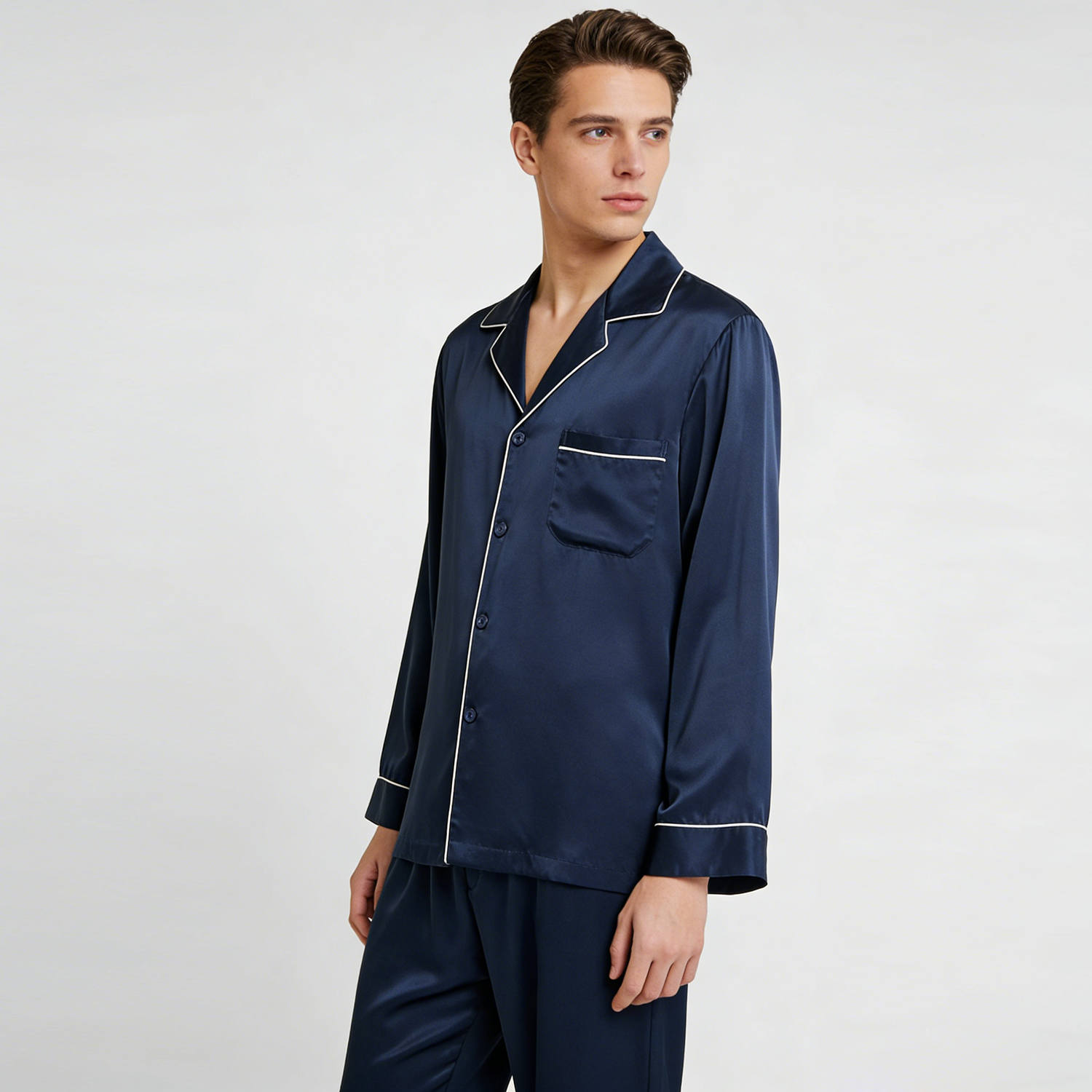 Men's Premium Silk Pajama Set REAL SILK LIFE