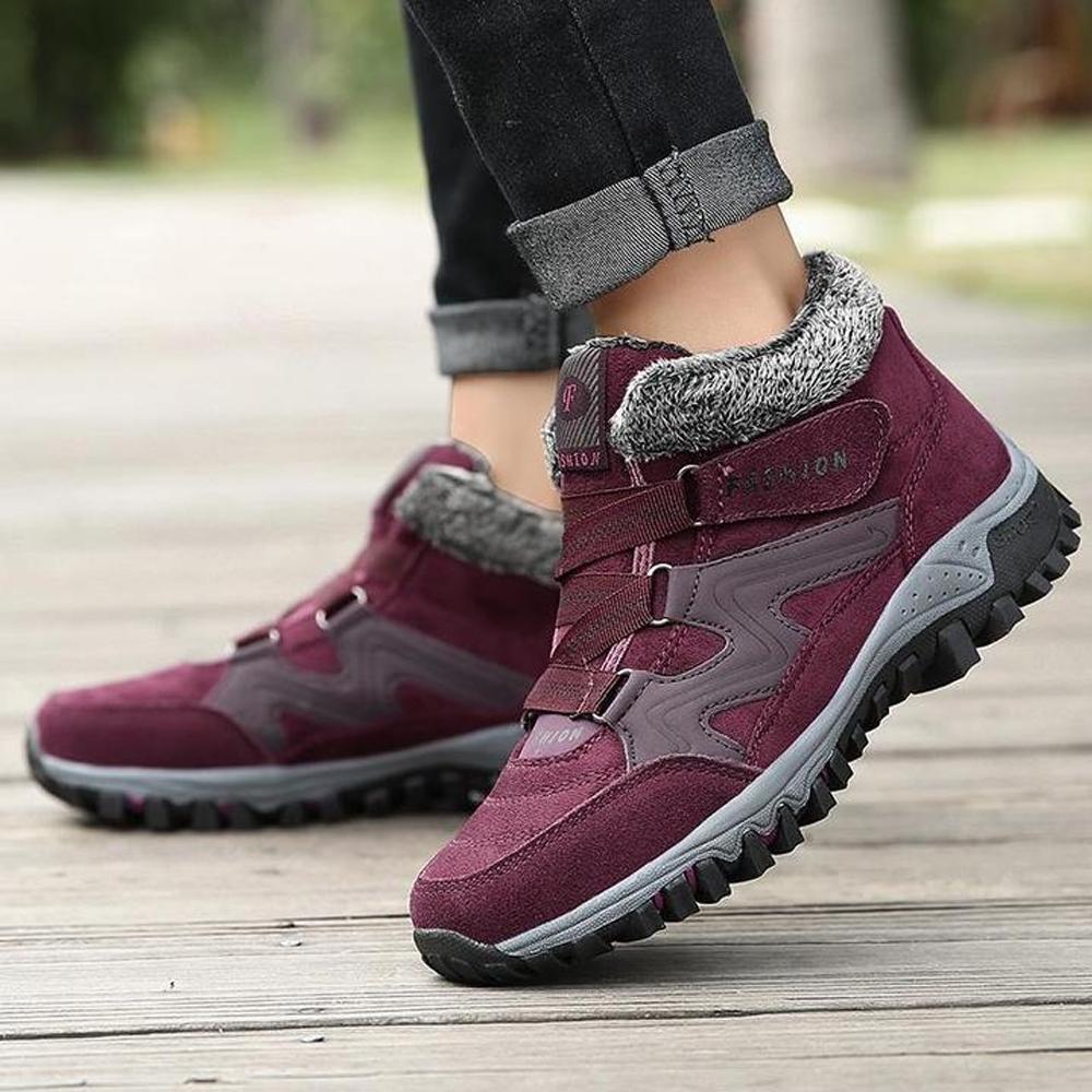 Couple Winter Warm Fur Lining Snow Shoes | 168DEAL