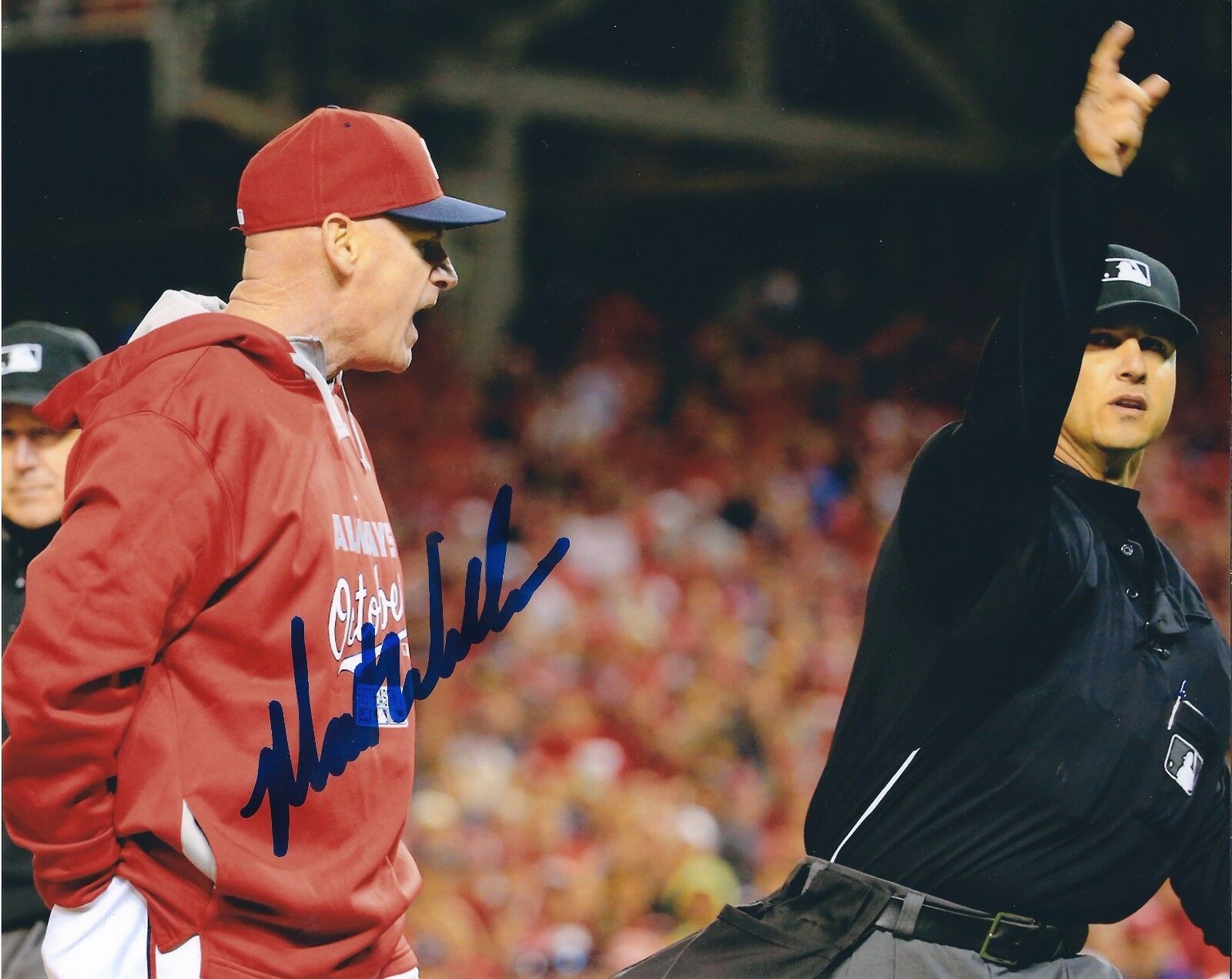 Signed 8x10 MATT WILLIAMS Washington Nationals Autographed Photo Poster painting - w/COA