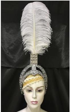 VCshoes Many Colors Red Purple Pink Blue Butterfly Roman Feather Headpieces For Samba Carnival Cosplay Women Headdress