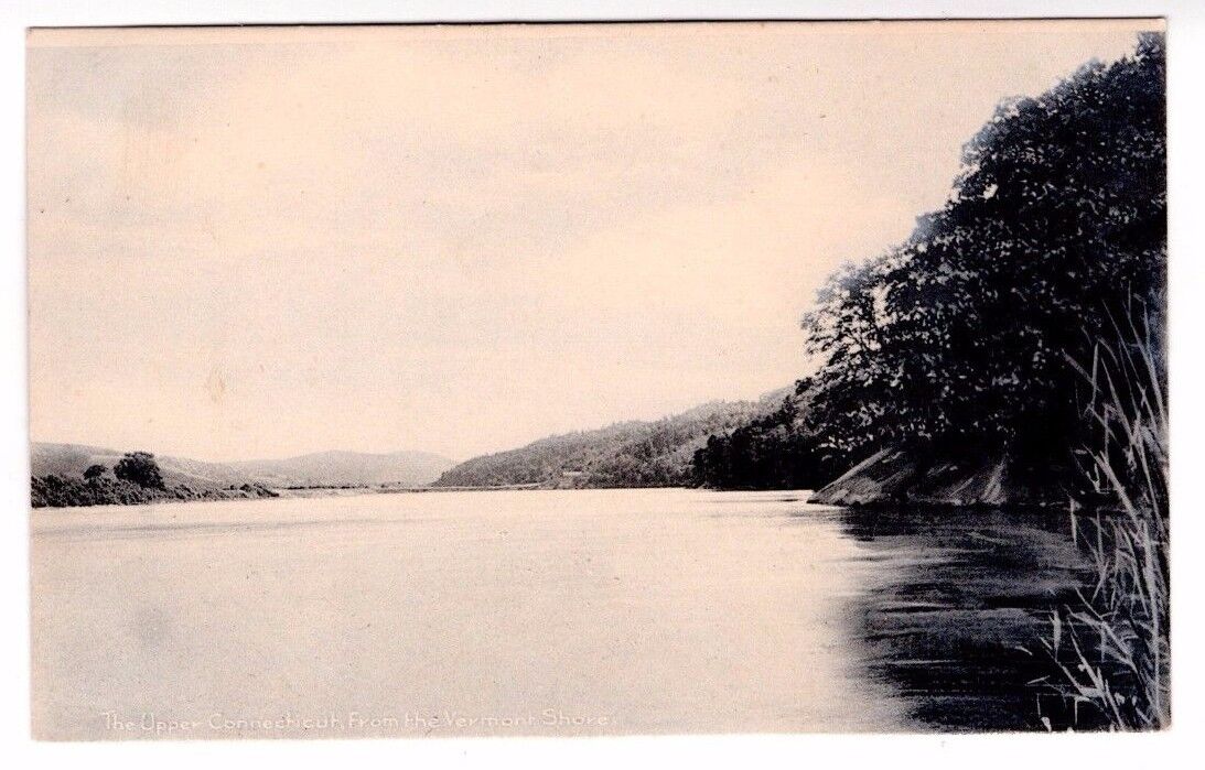 Upper Connecticut From The Vermont Shore Postcard Unused Independent Photo Poster painting Card