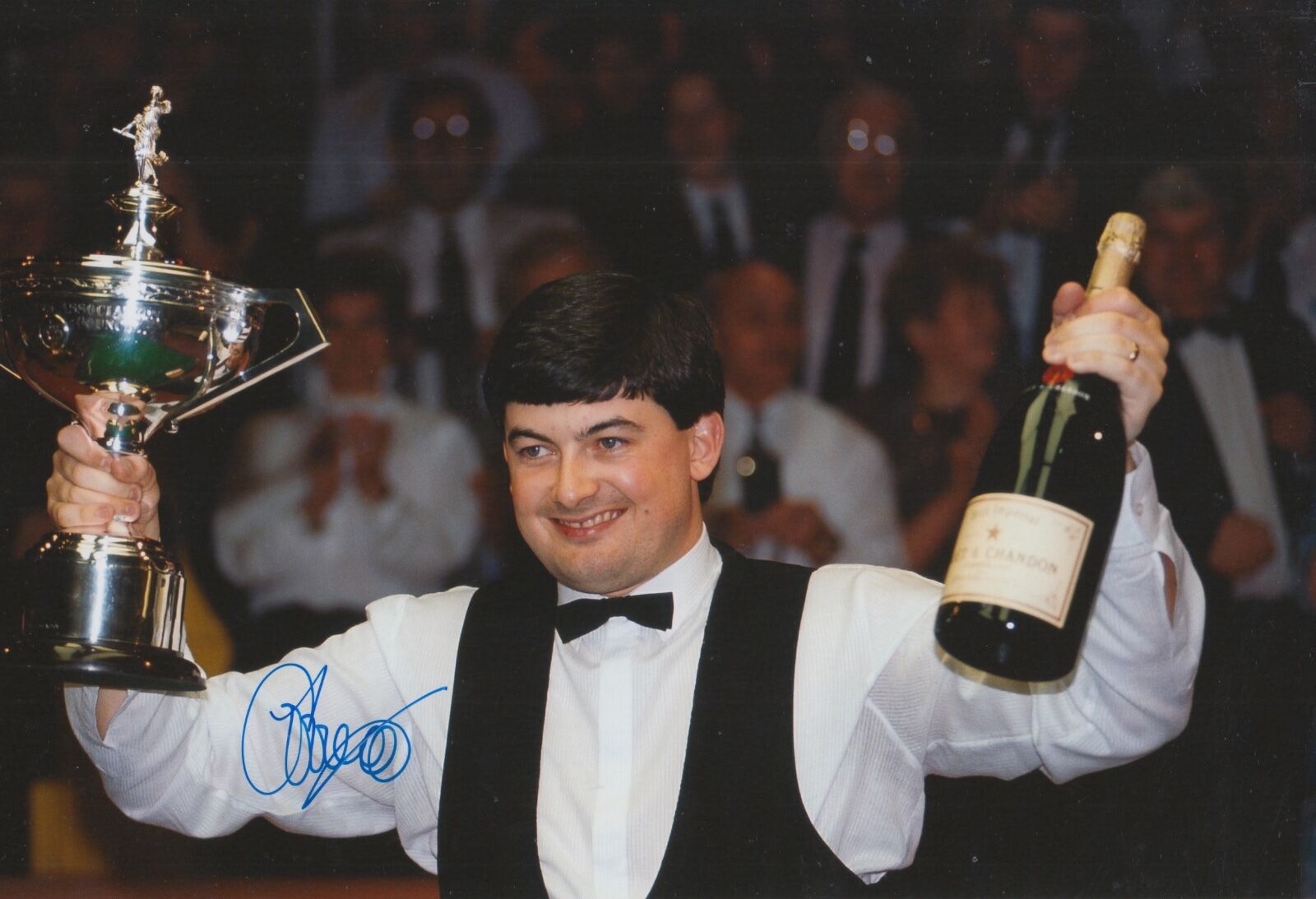 John Parrott Hand Signed Snooker 12x8 Photo Poster painting Legend 2.