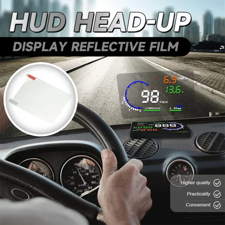 Kaufe Transparenter  Telefon-GPS-Auto-Windschutzscheiben-Bildschirmaufkleber, reflektierender  Film, HUD-Projektor-Head-Up-Display