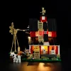 FunWhole-F9037 Cow Barn + Lighting Assembly Building Block Toy Model（1368pcs）