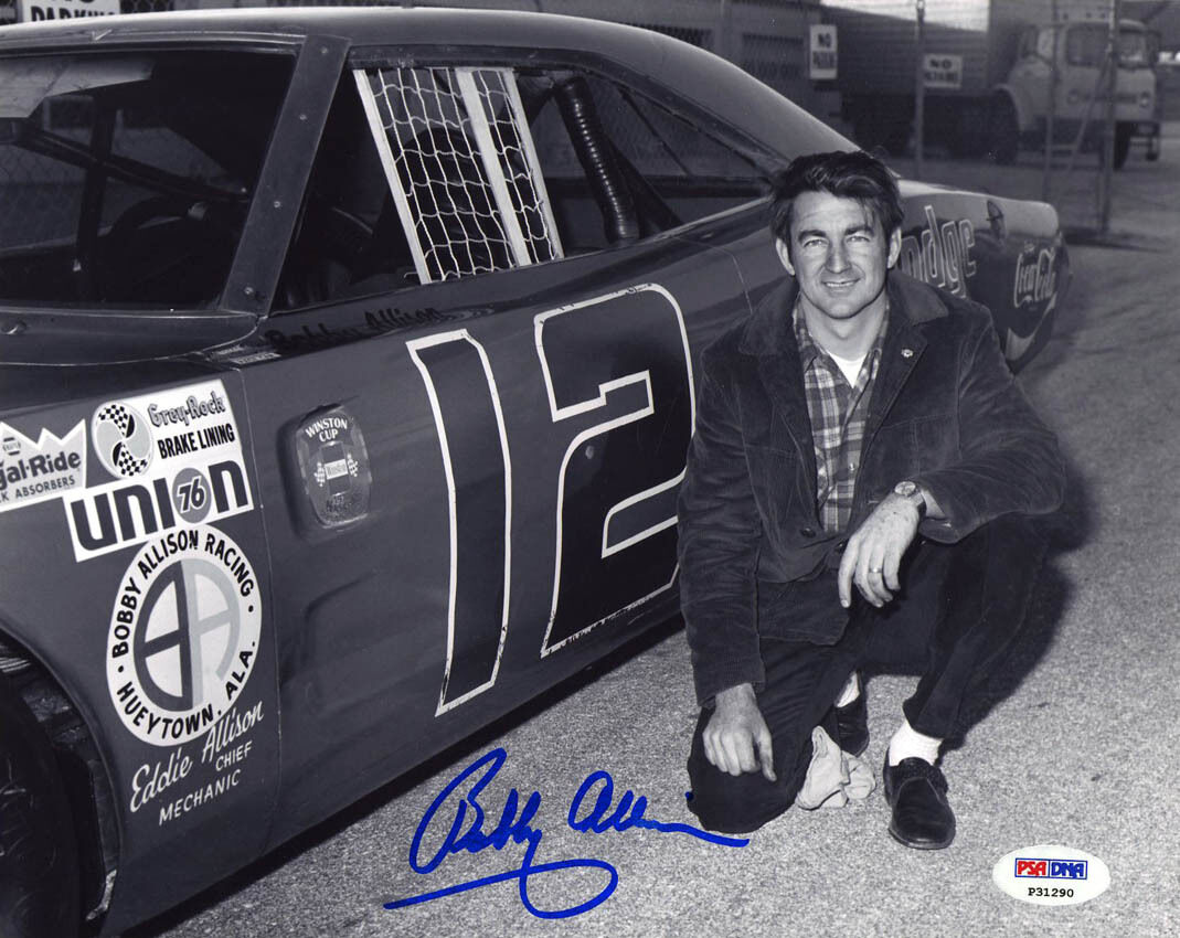 Bobby Allison SIGNED 8x10 Photo Poster painting Daytona 500 NASCAR LEGEND PSA/DNA AUTOGRAPHED