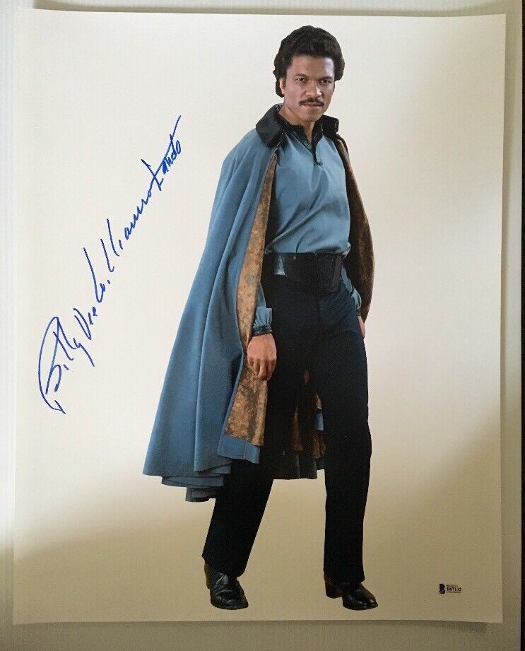 Billy Dee Willams Signed Autographed 16x20 Photo Poster painting Lando Star Wars BECKETT COA 3