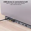 14 in 1 USB C Hub with 4K HDMI-Compatible VGA Ethernet 100W PD SD/TF Audio