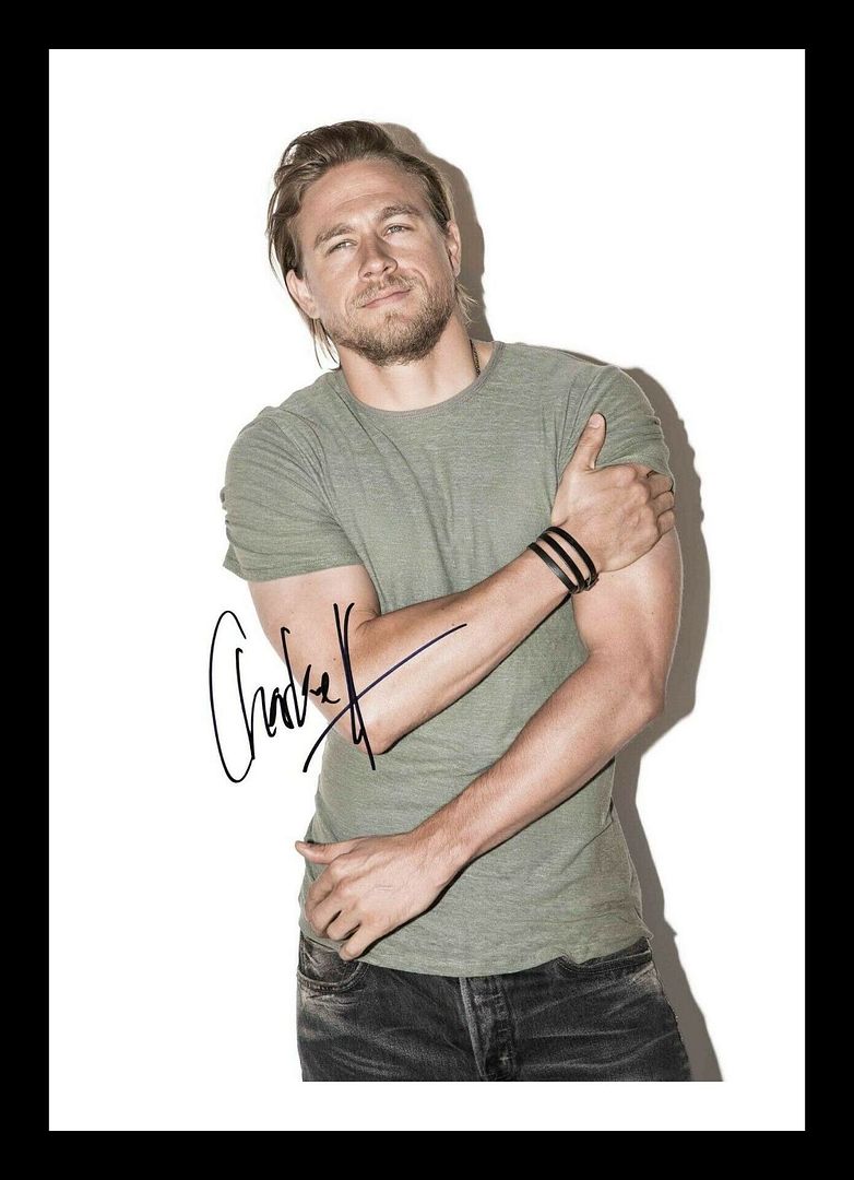 Charlie Hunnam Autograph Signed & Framed Photo Poster painting 3