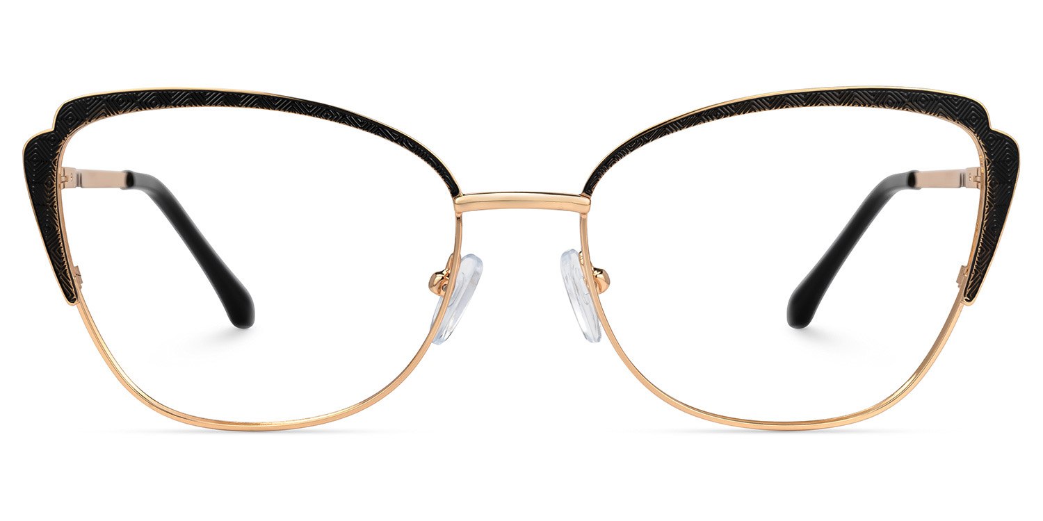 Rafael Schwarz Cateye Brille Schwarz