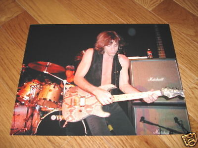 Ratt Warren DeMartini Live 8x10 Color Guitar Photo Poster painting