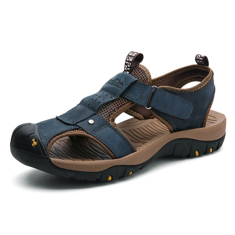 Men's Outdoor Hiking Leather Sandals