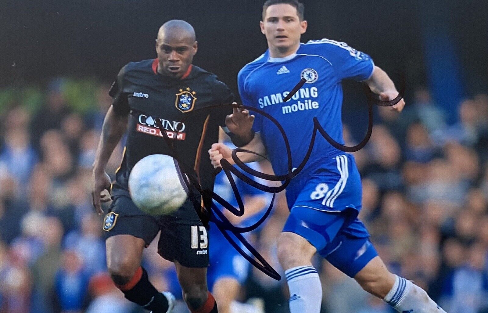 Frank Sinclair Genuine Hand Signed Huddersfield Town 6X4 Photo Poster painting