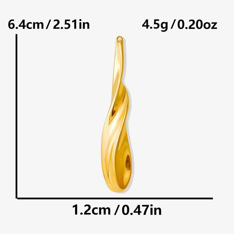 1 Piece 304 Stainless Steel 18K Gold Plated Geometric Pendant