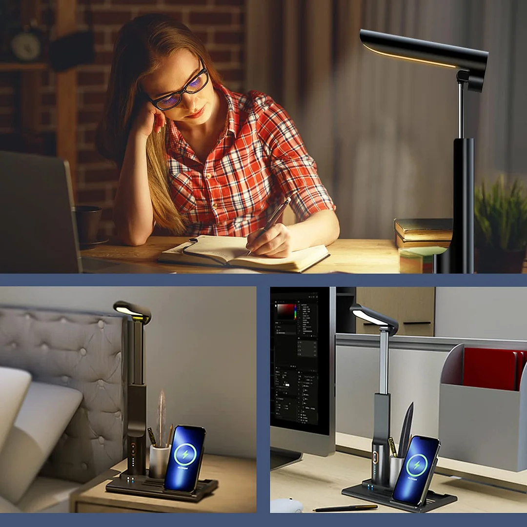 Multi-Function Wireless Desk Lamp
