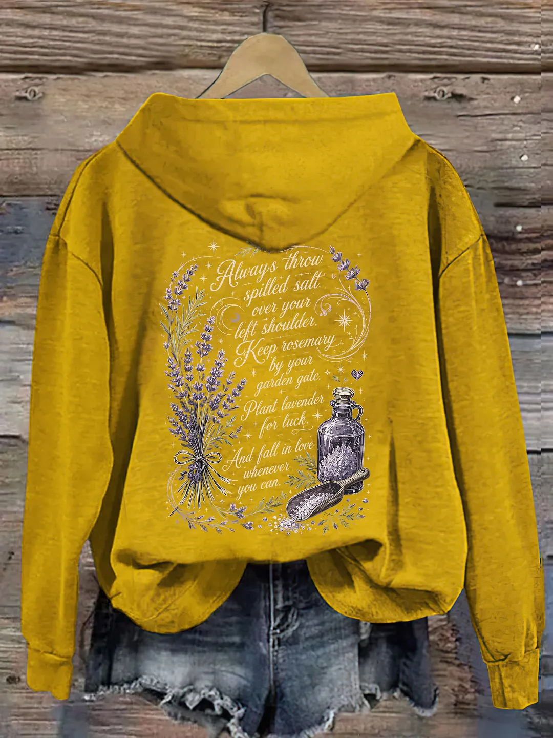 Plant Lavender For Luck Hoodie