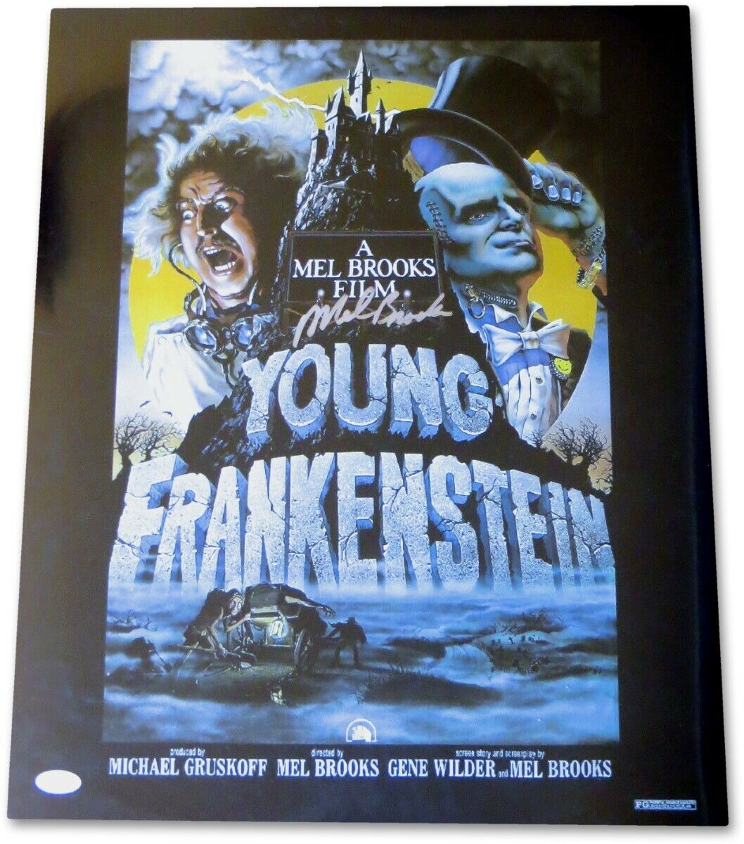 Mel Brooks Signed Autographed 16X20 Photo Poster painting Young Frankenstein JSA KK94278