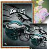 NFL Philadelphia Eagles Football-11CT Stamped Cross Stitch 35*55cm tapestrymarket