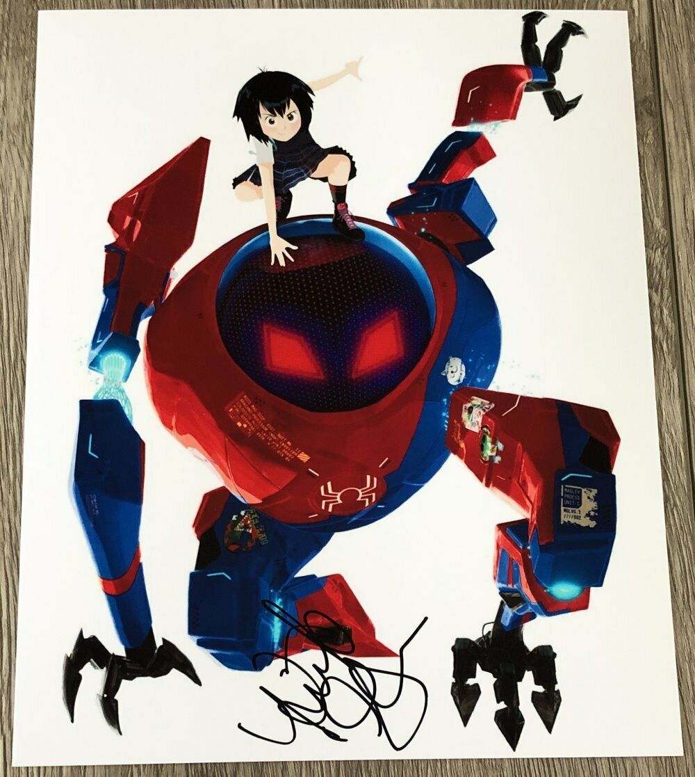 KIMIKO GLENN SIGNED SPIDER-MAN INTO THE SPIDER-VERSE PENI 8x10 Photo Poster painting A w/PROOF