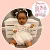 20'' Diaz Black Weighted Reborn Toddler Baby Doll Girl, Birthday Present - RBBI-Myrebornbabydoll&reg; Myrebornbabydoll&reg;