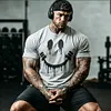 Men's Barbell Smile Design Casual T-shirt by Inlyline
