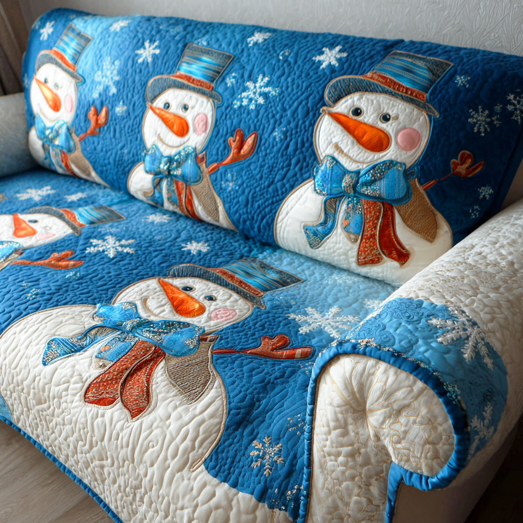 Festive Ribbon Dream Quilted Sofa Cover NCU0TD1051 everthome