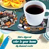8pcs Full Drill DIY Gem Art Diamond Painting Set(Halloween Spooky)