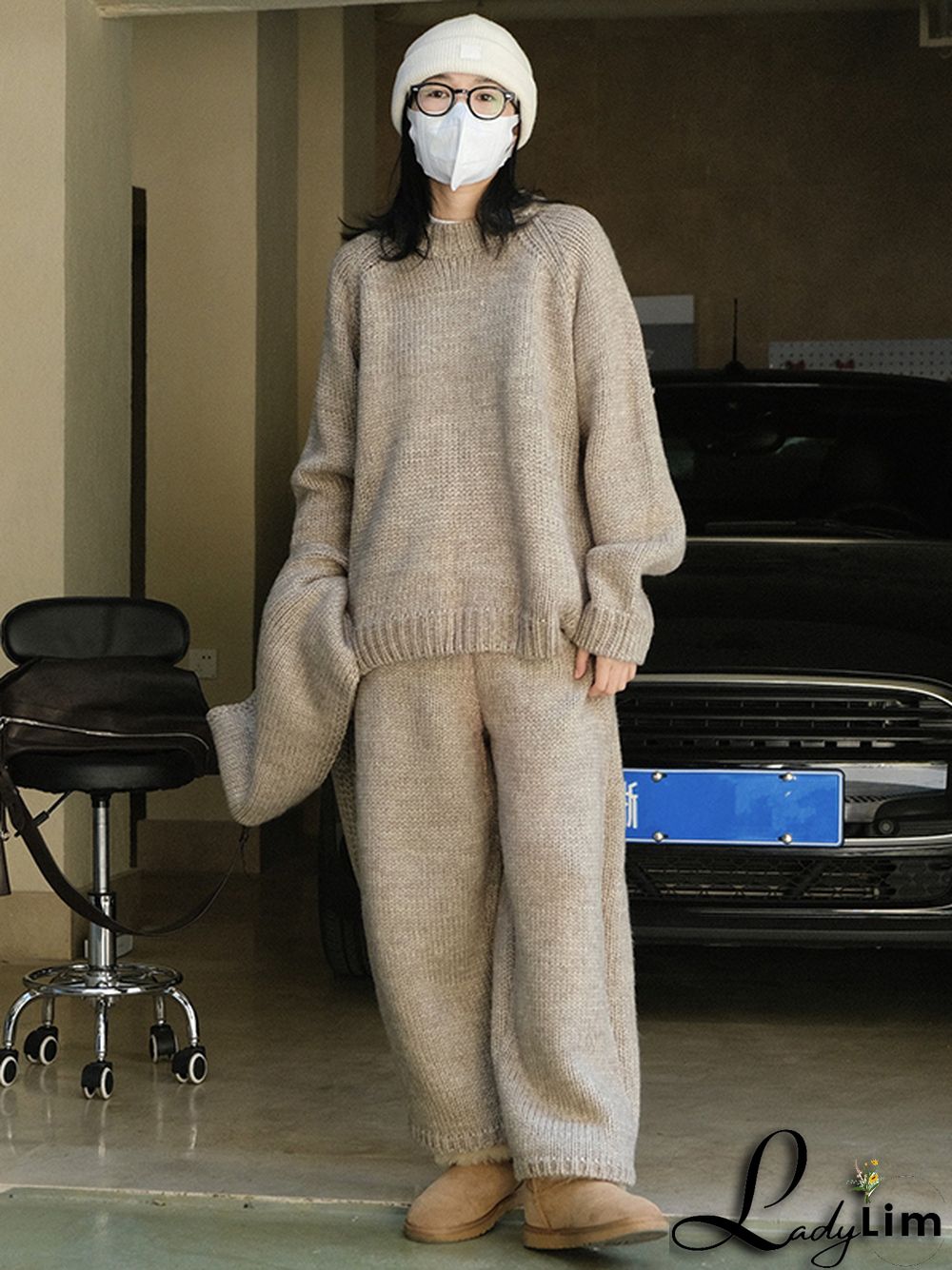 Casual Loose Wide Leg Solid Color Pants