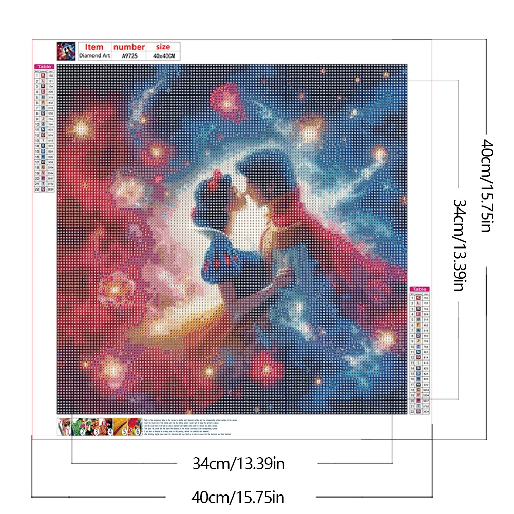 Diamond Painting - Full Round Drill - Snow White Prince(Canvas|40*40cm)