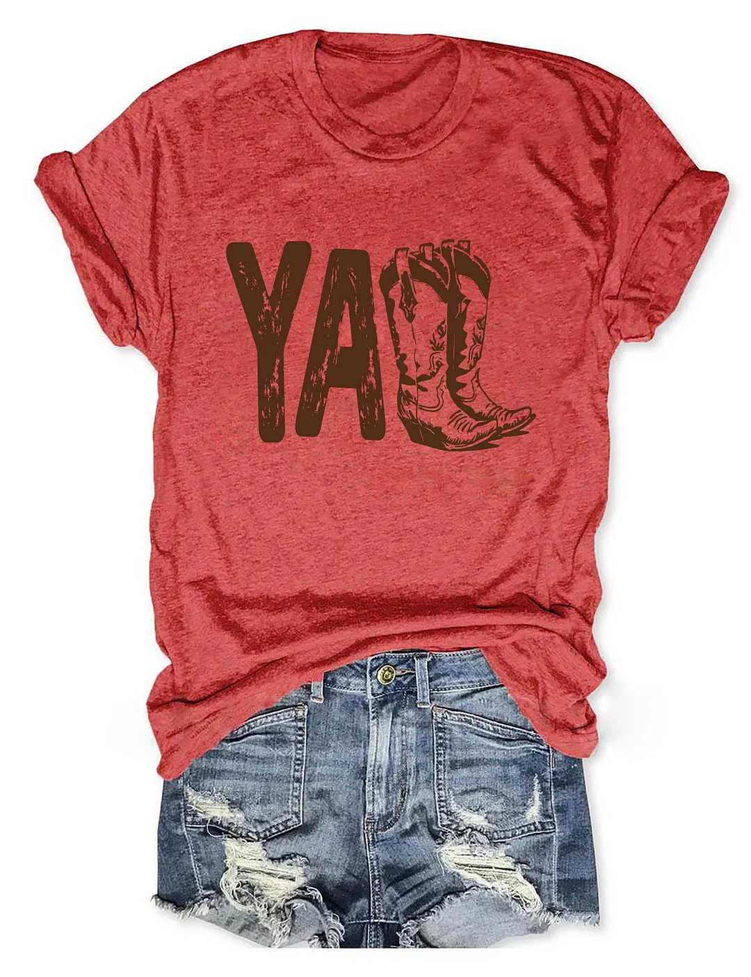 Y'all Cowboy Boots T-shirt