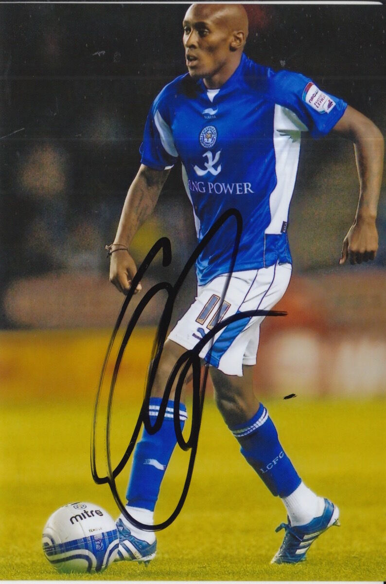 LEICESTER CITY HAND SIGNED LLOYD DYER 6X4 Photo Poster painting 2.