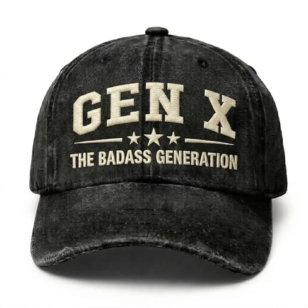 Gen Rage Cap Gen X The Badass Generation Embroidery Cap