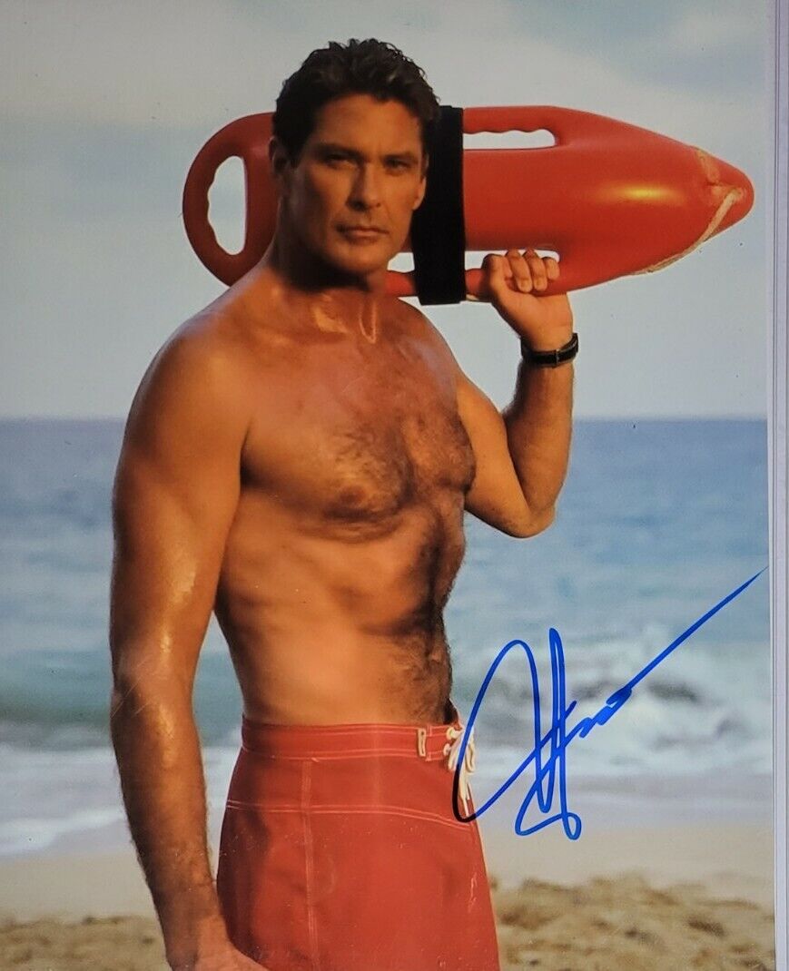 David Hasselhoff Authentic Autographed 8x10 Photo Poster painting w/ COA