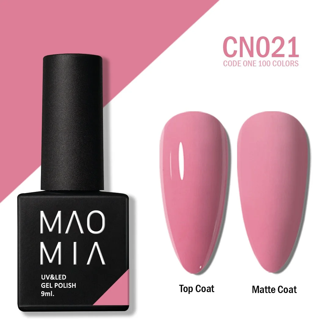 MAOMIA CODE ONE Gel Polish 100 Colors Soak Off UV/LED 9ML Professional Salon Nail Paint Semi Permanent Manicure