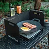 Outdoor Cassette Stove Windshield Camping IGT StorageFolding Thickened Desktop Stove Enclosure Windproof Ring