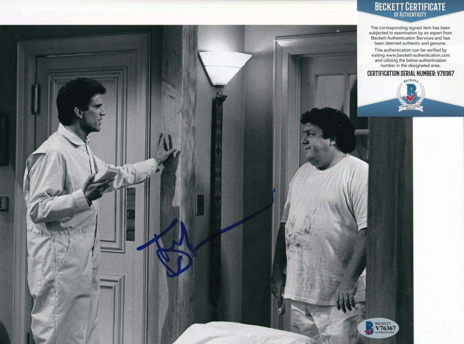 TED DANSON signed (CHEERS) Sam Malone TV Show 8X10 Photo Poster painting BECKETT BAS V76367