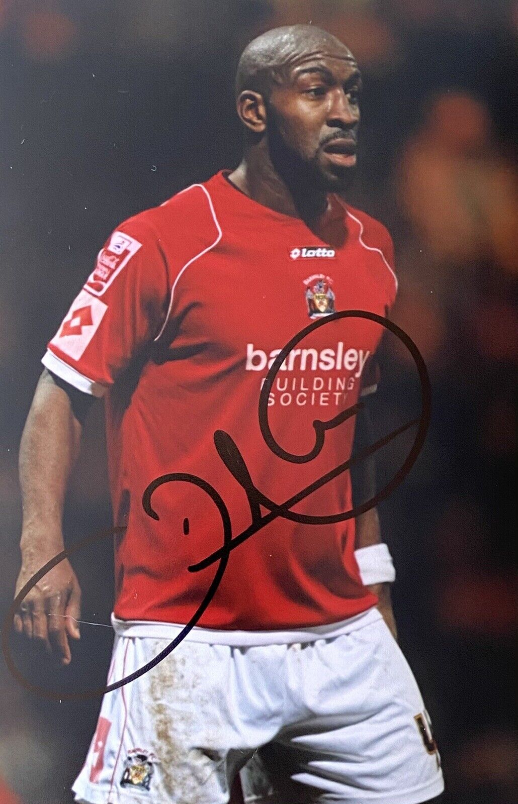 Darren Moore Genuine Hand Signed Barnsley 6X4 Photo Poster painting