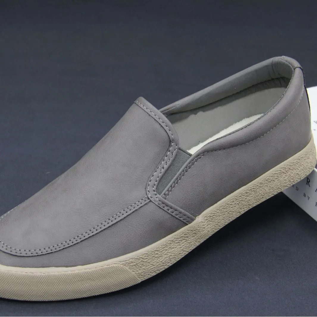 Yyvonne New Baoda 20080 Casual Men's Leather Shoes Working Shoes Spring And Autumn Men's Board Shoes Popular Simple Men's Lefu Shoes