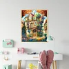 Fairy Tale Forest House-Full Embroidery 3 Strands 11CT Stamped Cross Stitch-58*40CM
